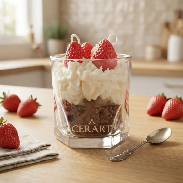 Aroma a Postre – Fresas y Rosas – Vela Aromática en Frasco 350ml