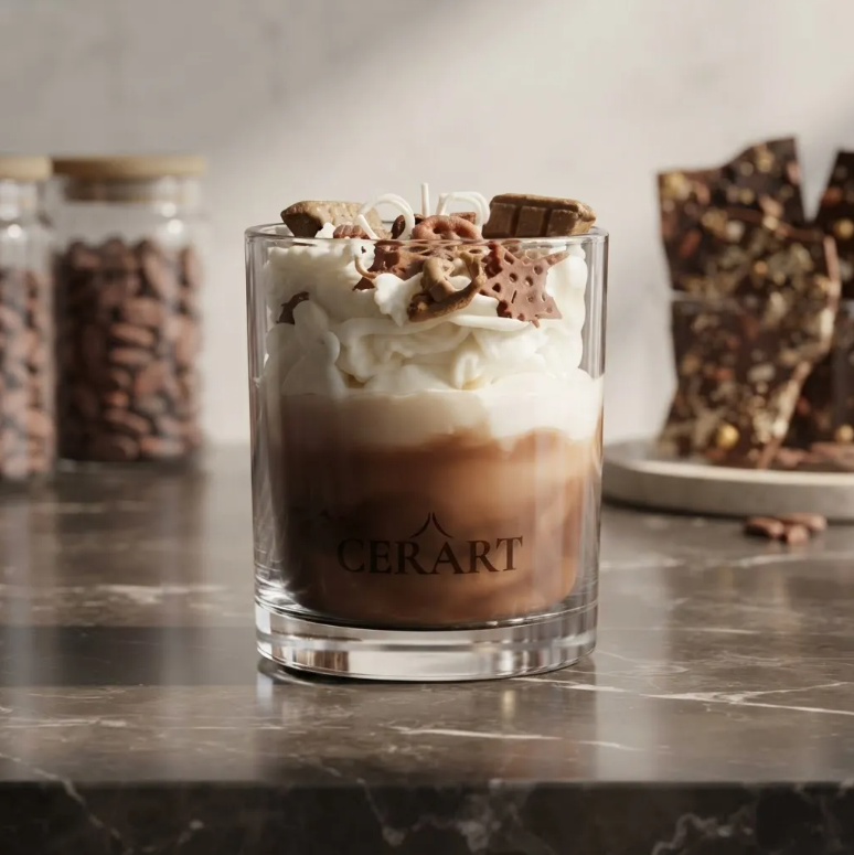 Aroma a Postre – Chocolate – Vela Aromática en Frasco 350ml