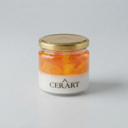 Aroma a Postre – Mandarina – Vela Aromática en Frasco 150ml