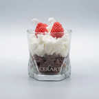 Aroma a Postre – Fresas y Rosas – Vela Aromática en Frasco 350ml